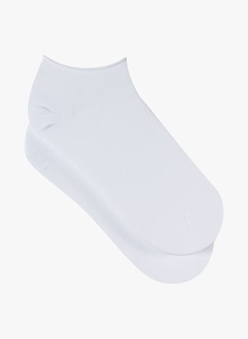 Korte sokken | katoenblend BLEUFORET Wit
